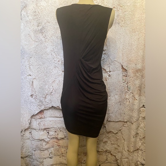 RACHEL Rachel Roy Black Body Con Rayon Dress - Picture 4 of 7